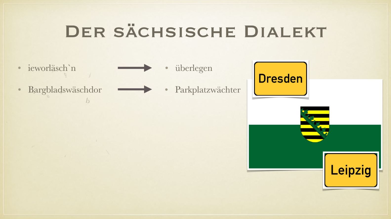 Präsentation - Deutsche Dialekte