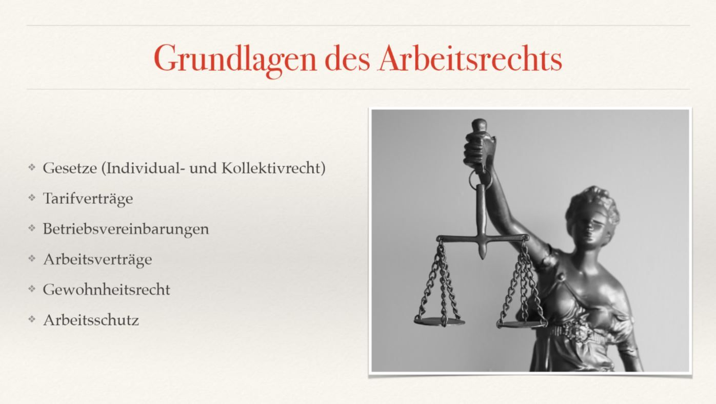 Präsentation - Arbeitsrecht