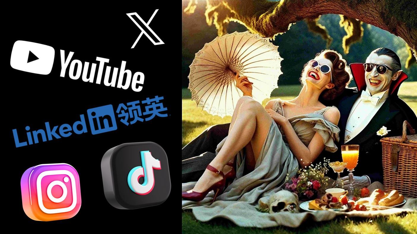 Präsentation - Vampire und Social Media