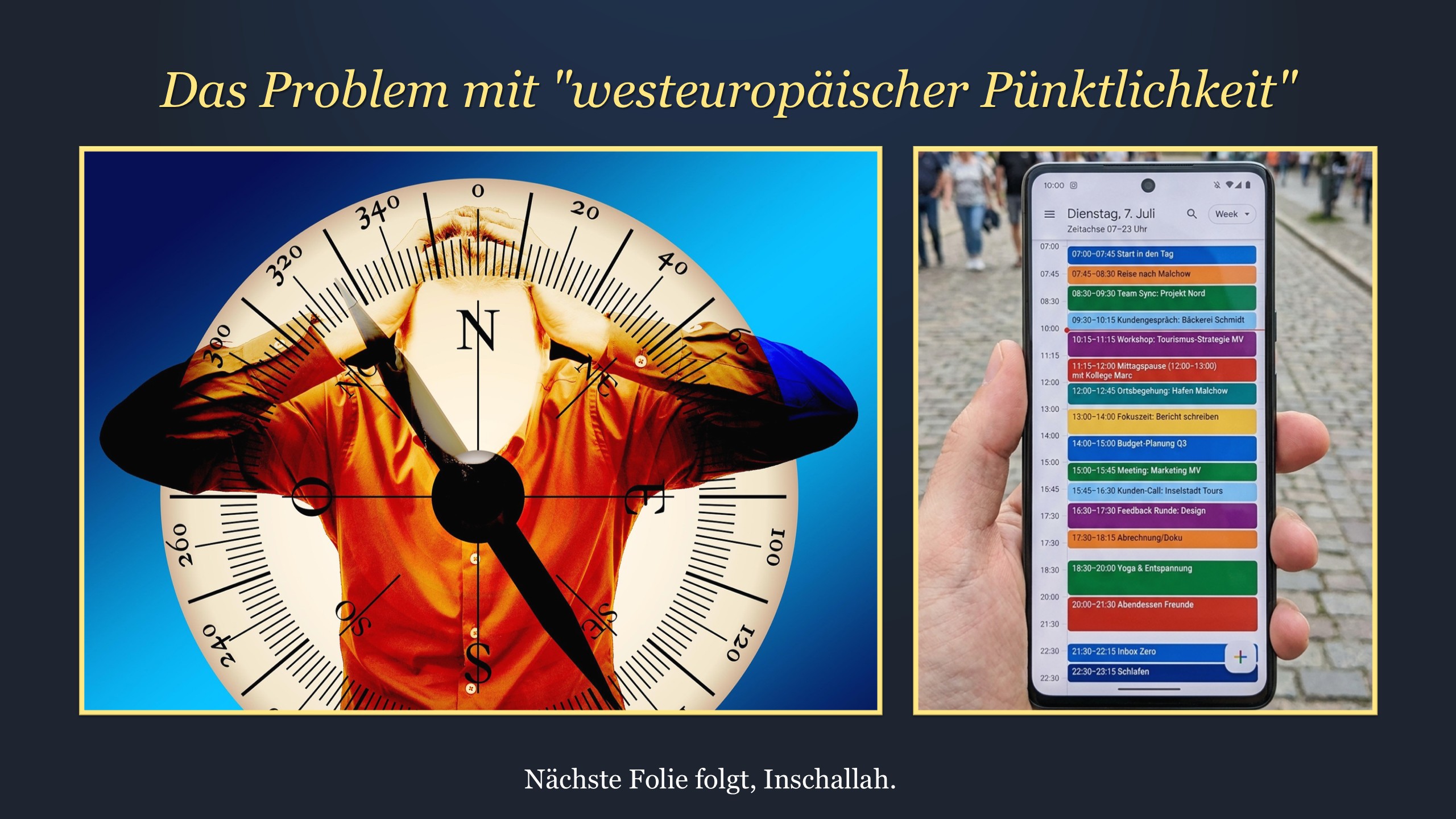 Präsentation - Inshallaha Zeitmanagement