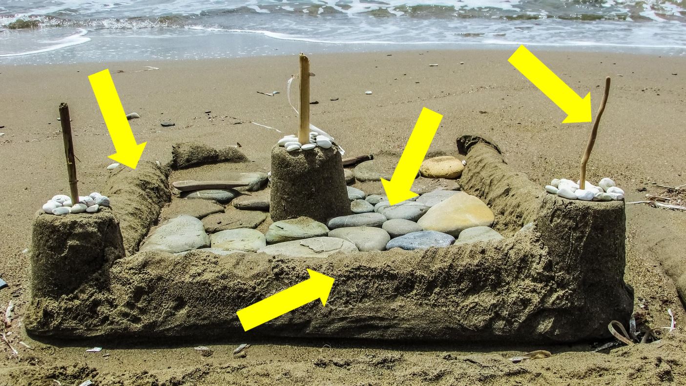 Präsentation - Sandburgenarchitektur