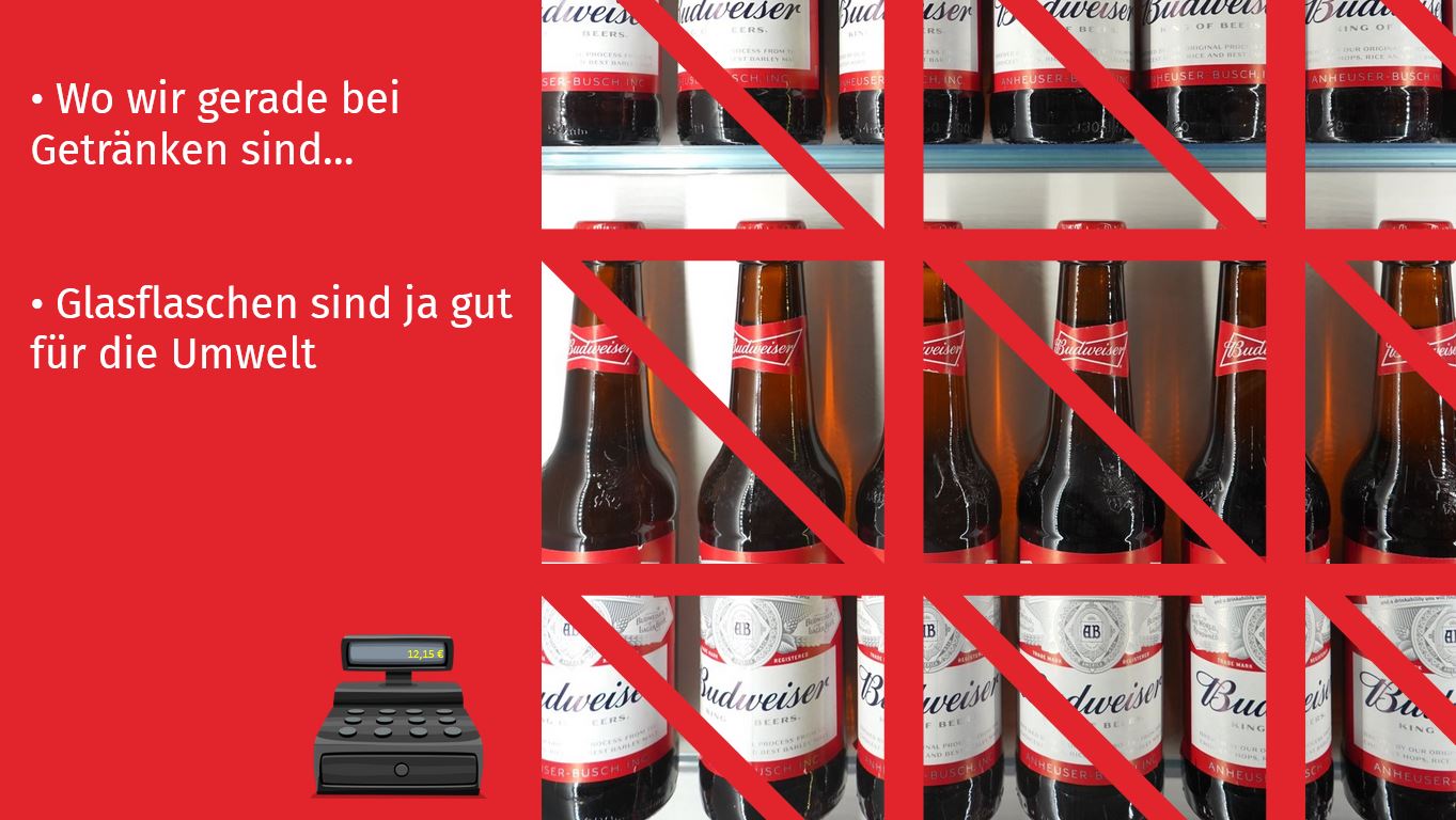 Präsentation - Wochenendeinkauf