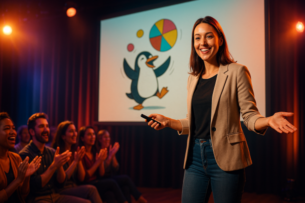 Spontan statt Sprachlos: 2 Stehgreif-Methoden, die dein PowerPoint Karaoke rocken