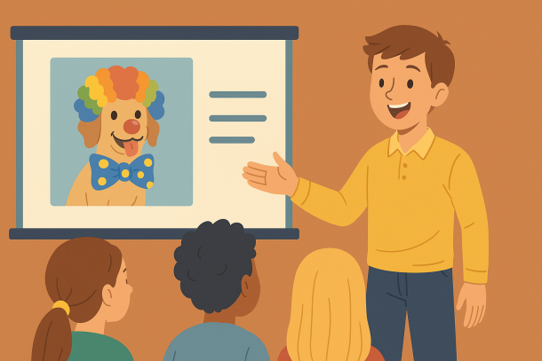 PowerPoint-Karaoke im Schulunterricht: Rhetorik, Spontanität und Spaß vereint