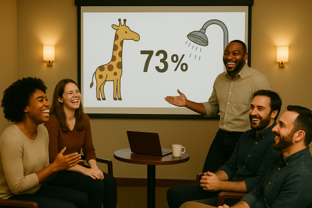 PowerPoint-Karaoke mit KAPOPO: Das perfekte After-Work-Teambuilding